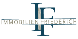 Immobilien Friederich Logo Blau